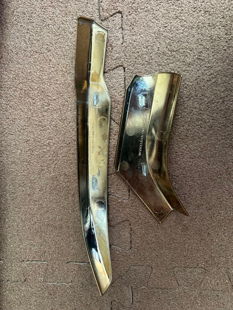 30ヴェルファイア　モデリスタ　ミラーガーニッシュ　ゴールド