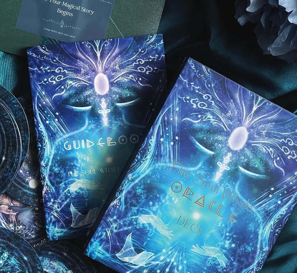 超美麗✨香港の超希少デッキ✨魔法のような魂のクジラのオラクルカード／正規品