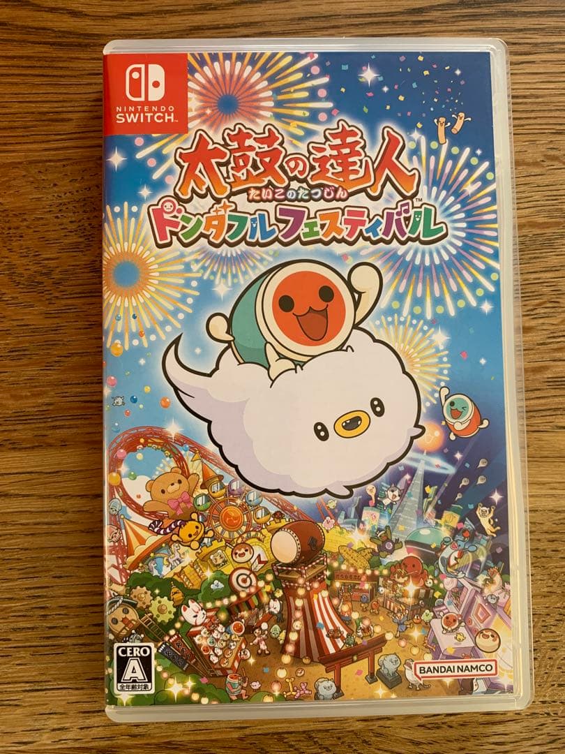 太鼓の達人ドンダフルフェスティバル　太鼓とバチセット