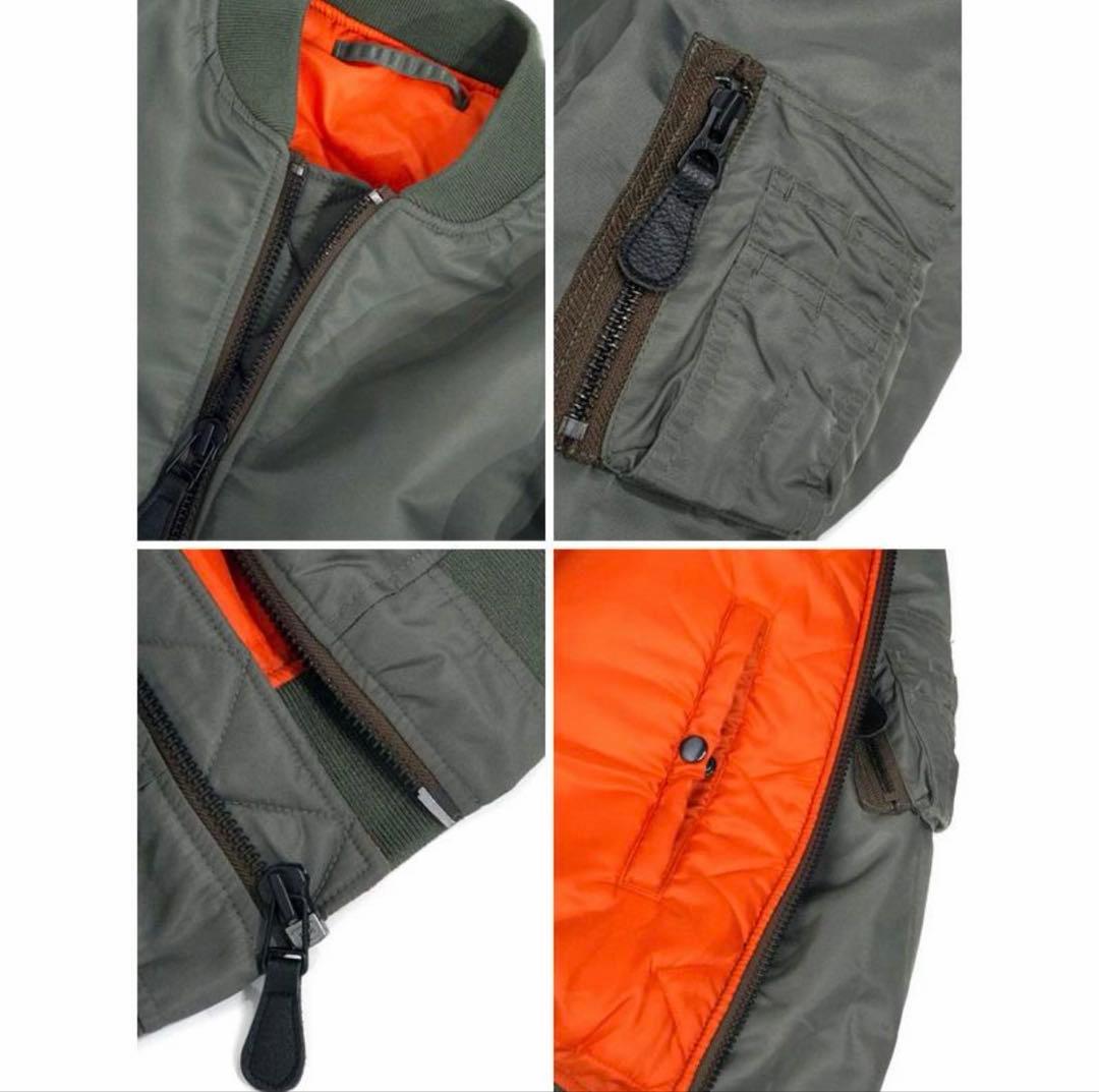 【未使用】HOUSTON ヒューストン MA-1 　XX L