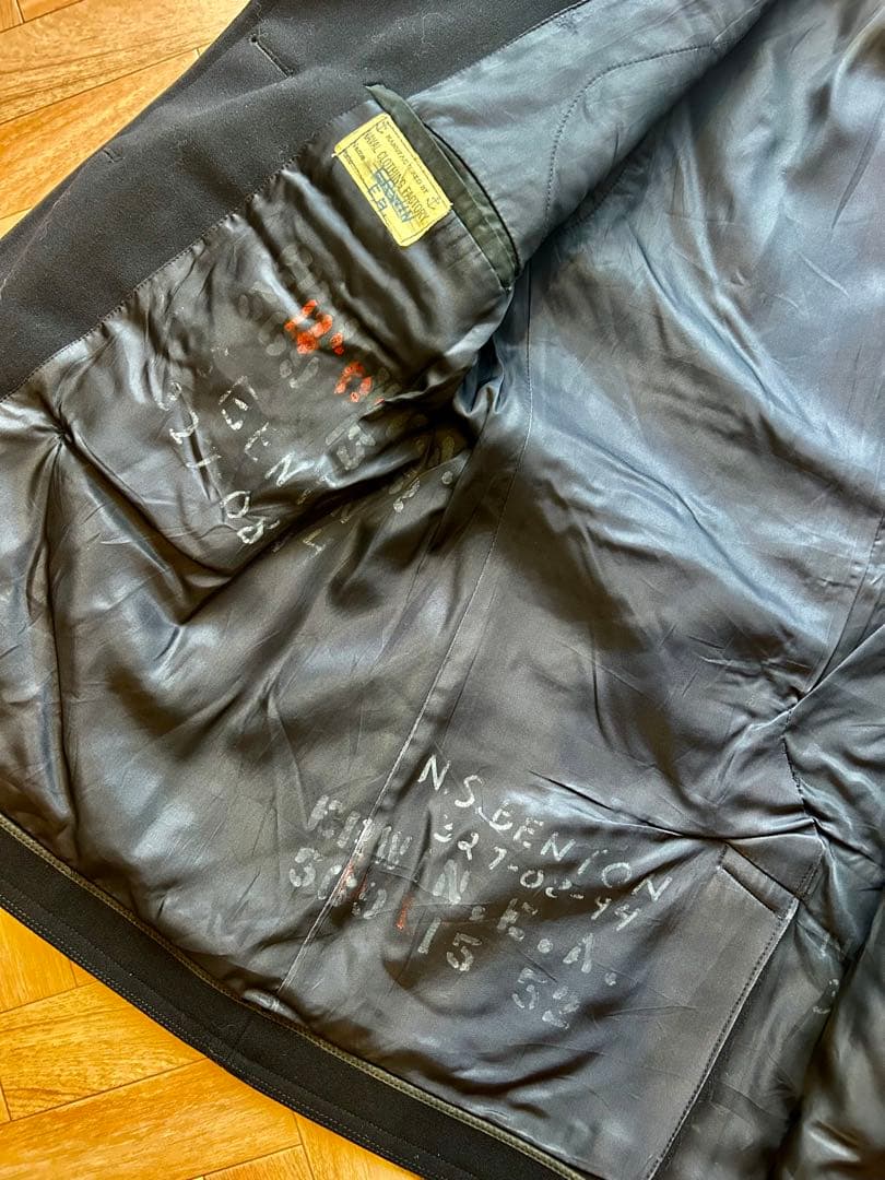 40's US Navy P Coat ピーコート10ボタン38〜40程度