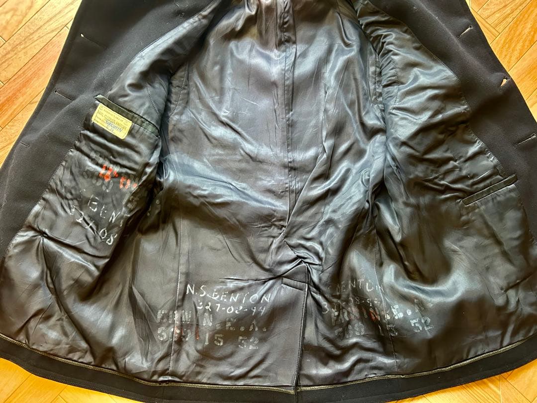 40's US Navy P Coat ピーコート10ボタン38〜40程度