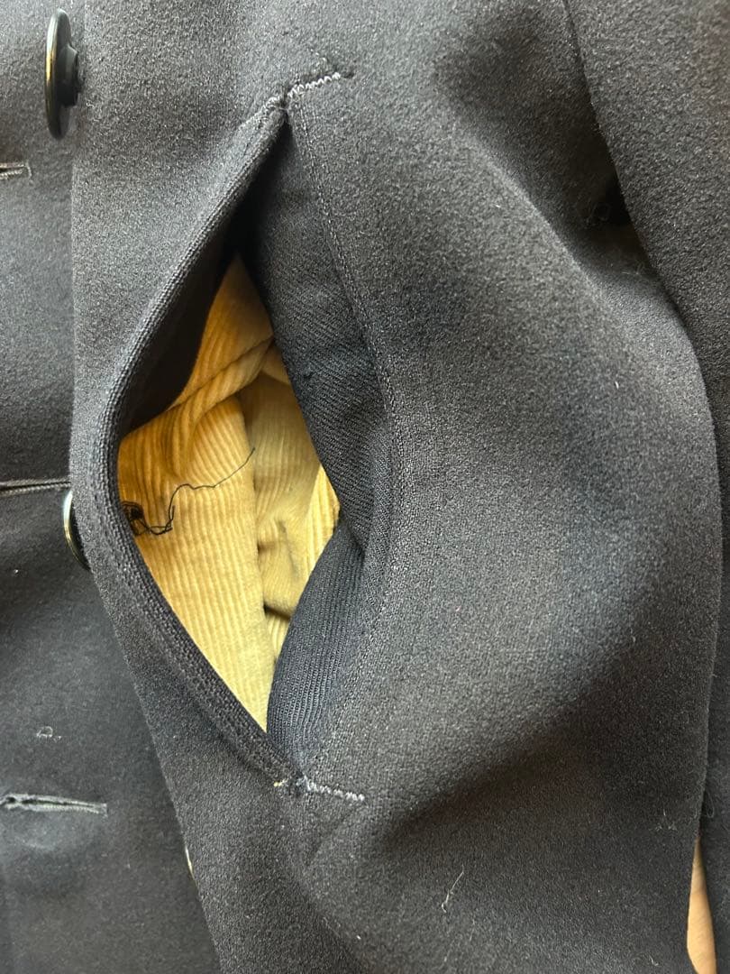 40's US Navy P Coat ピーコート10ボタン38〜40程度