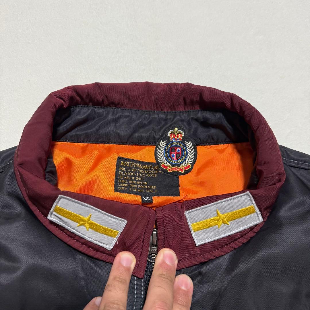 機動戦士ガンダムUC　ロンド・ベル　デザイン　MA-1 ジャケット　XXL