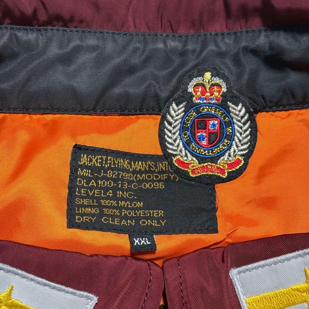 機動戦士ガンダムUC　ロンド・ベル　デザイン　MA-1 ジャケット　XXL