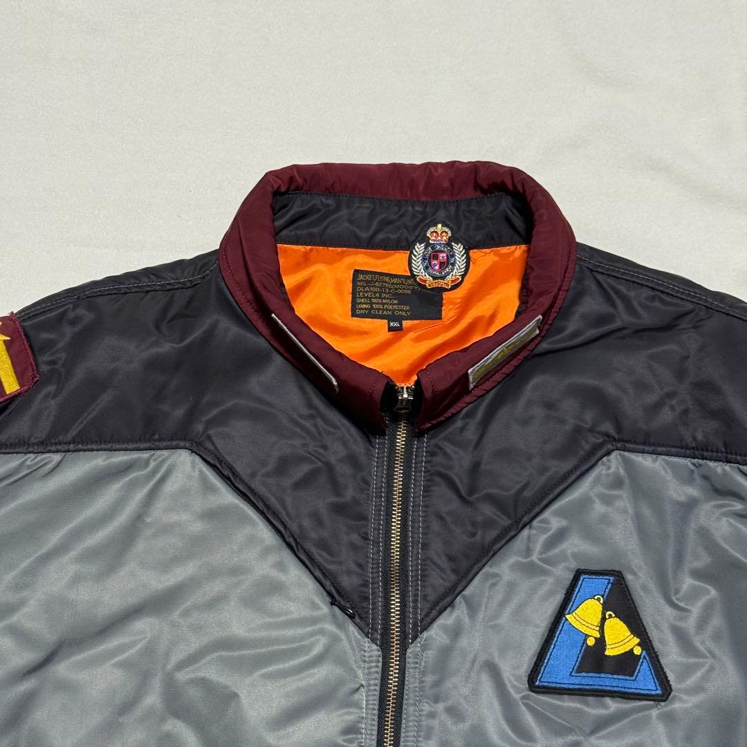 機動戦士ガンダムUC　ロンド・ベル　デザイン　MA-1 ジャケット　XXL