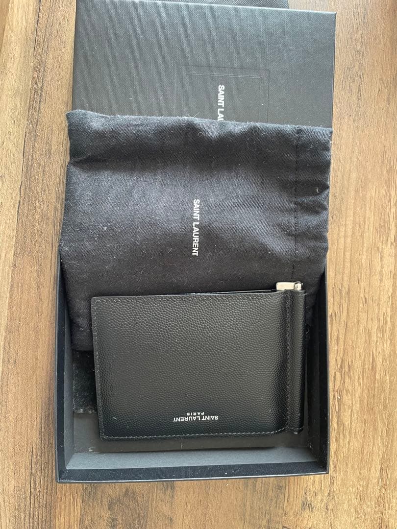 SAINT LAURENT マネークリップ ブラック　サンローラン