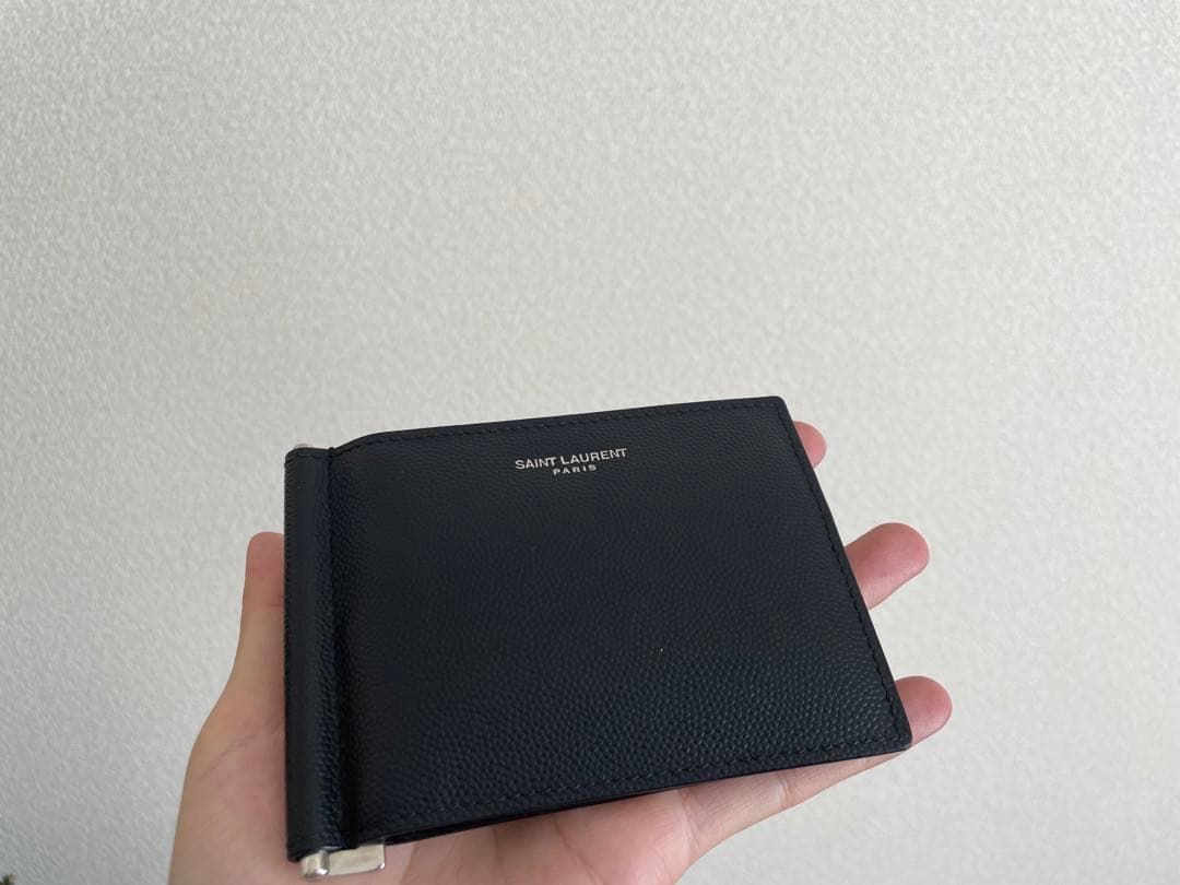 SAINT LAURENT マネークリップ ブラック　サンローラン