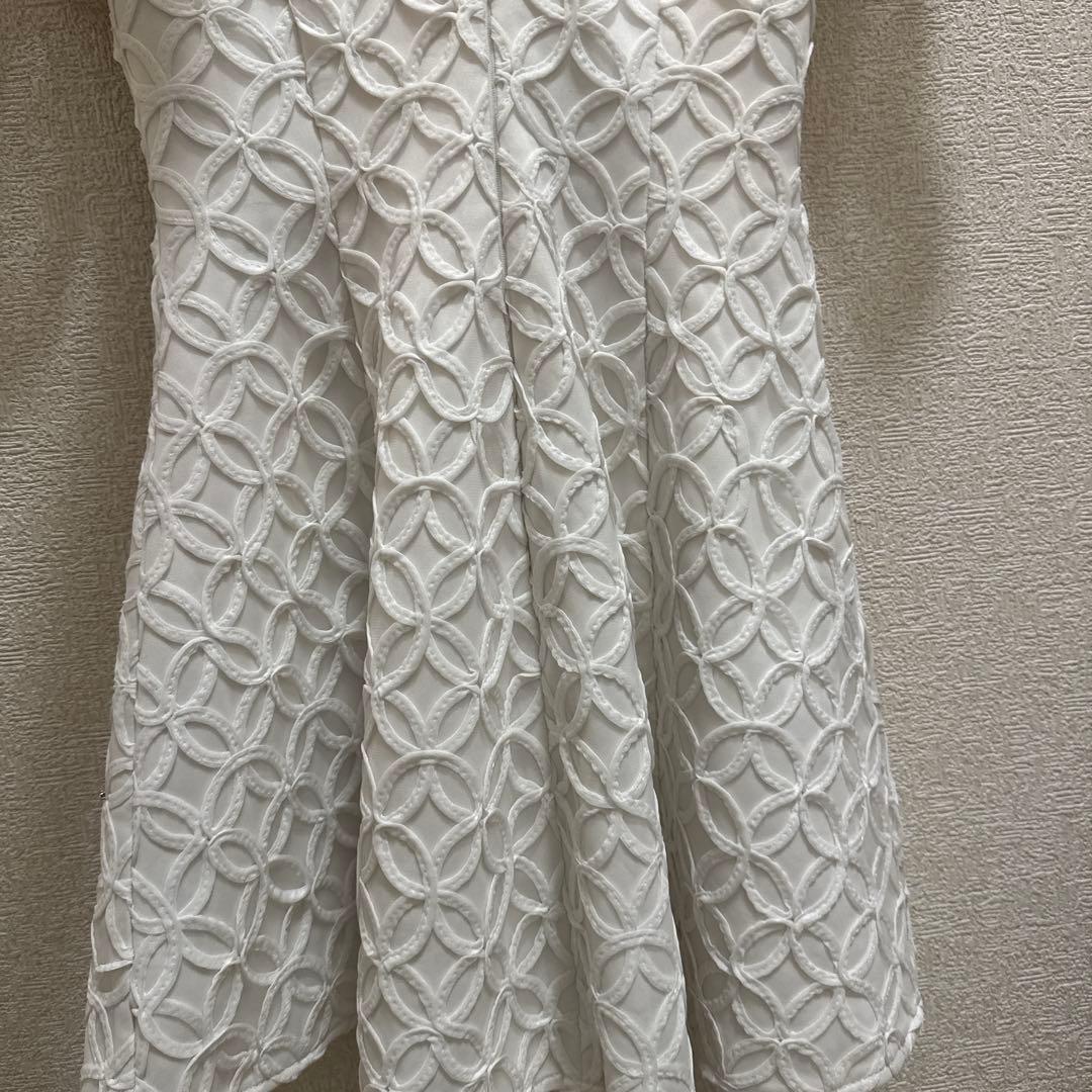 ROBE de FLEURS ホワイトナイトドレス Sサイズ