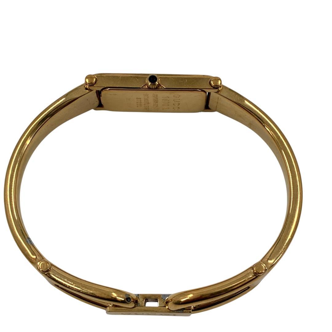 グッチ　腕時計　1500L シェル文字盤　クオーツ　ゴールド　レディース