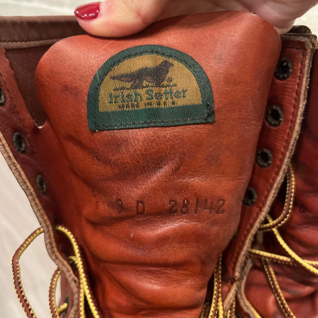 m*a様 【REDWING 】アイリッシュセッター 半円犬タグ USサイズ9D