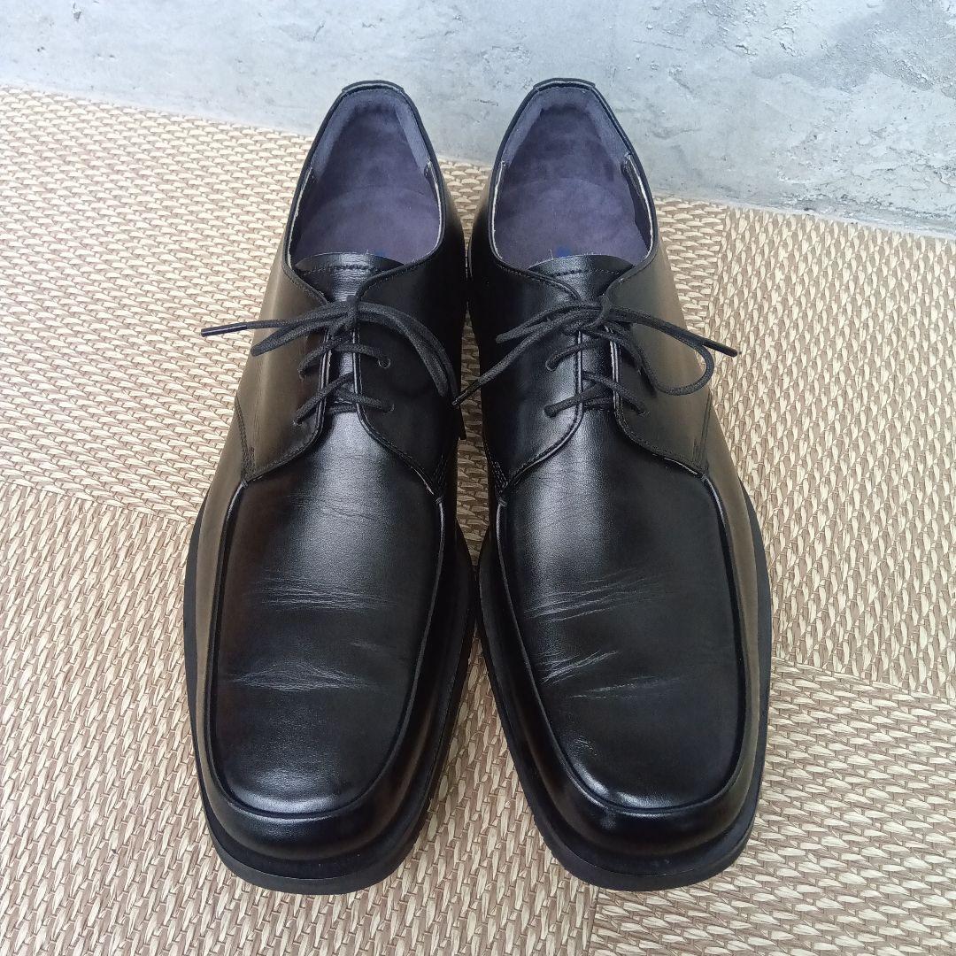 【未使用級】アシックス ランウォーク　ビジネスシューズ Uチップ 25.5cm黒