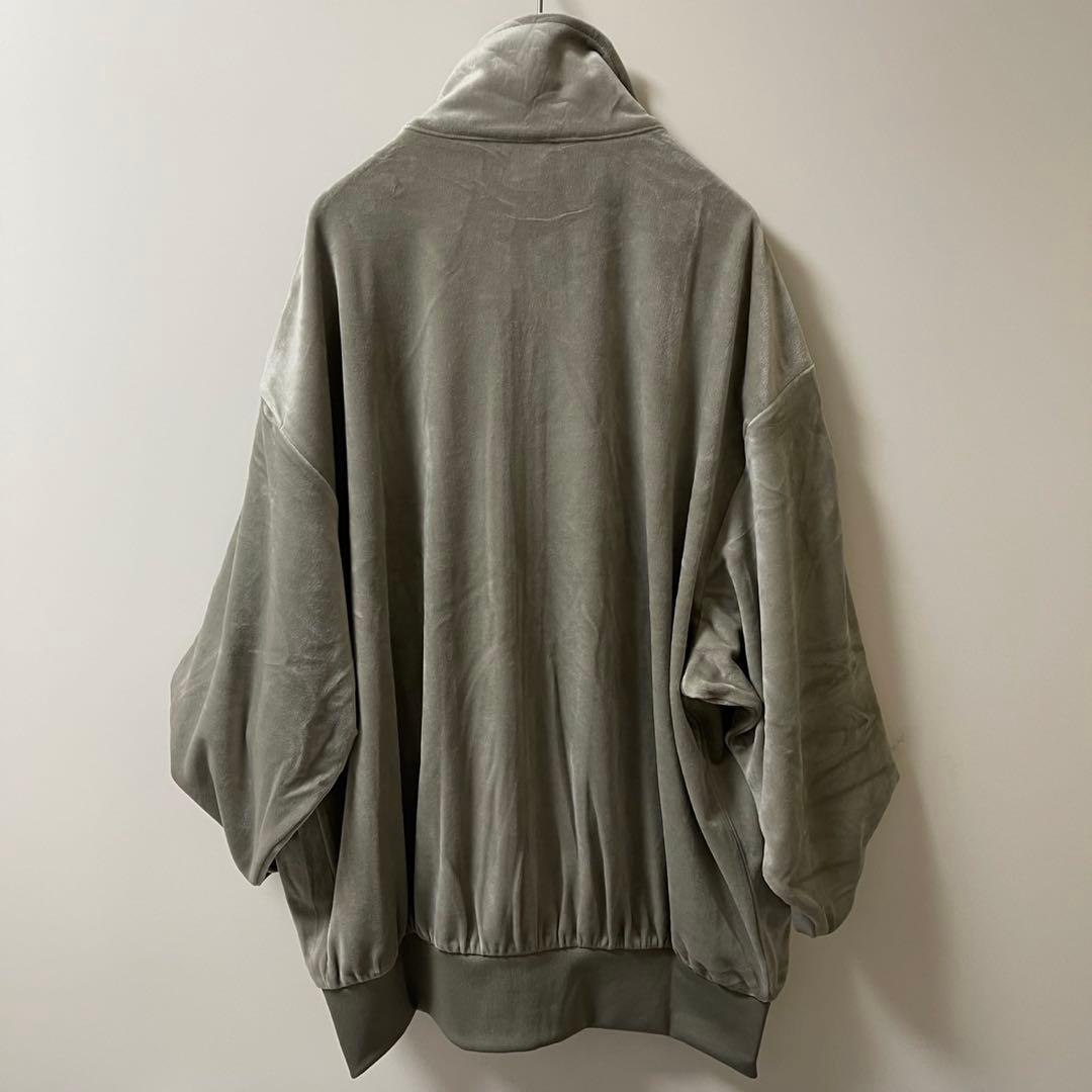 新品2XL◼️アディダス　ベロアトラックトップ ベージュ　ジャーナルスタンダード