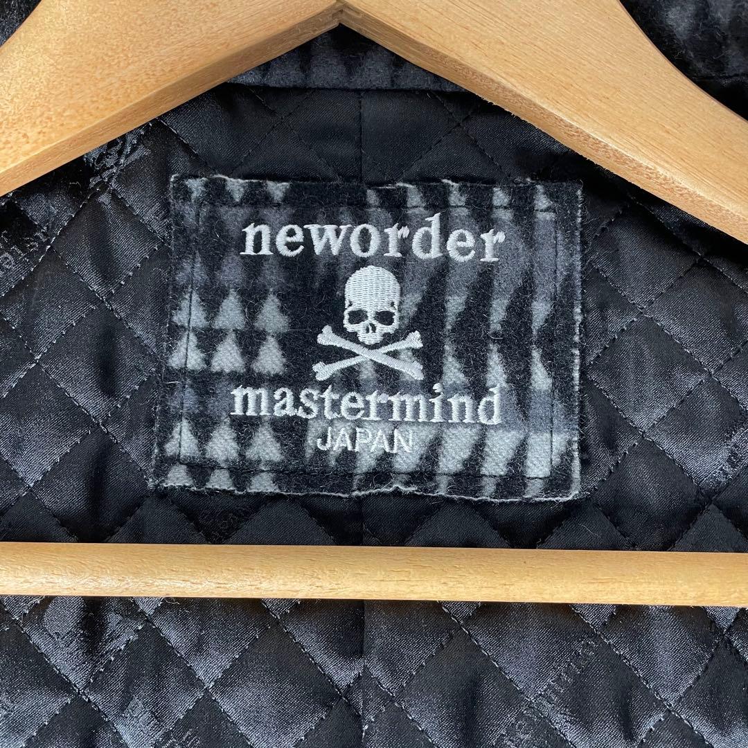 【極美品】mastermind JAPAN スカル柄ロングコート　カシミヤM