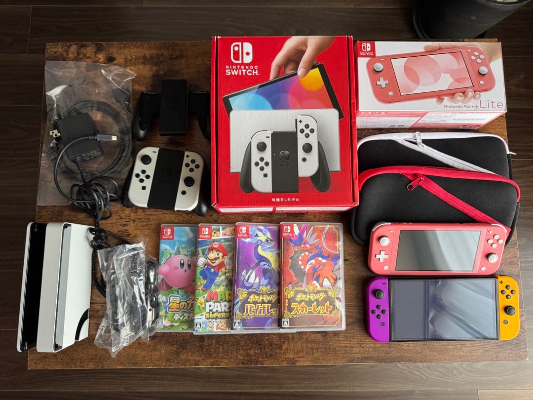 Nintendo Switch 有機EL lite 本体とゲームソフト