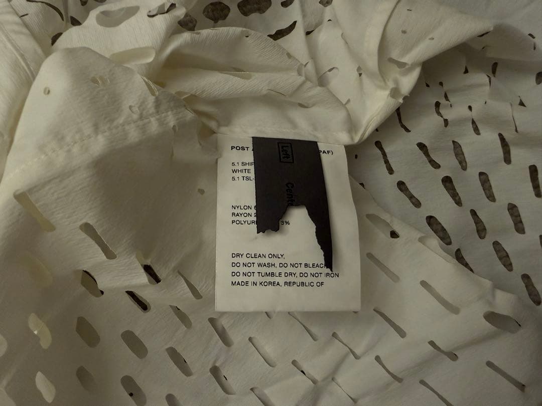 post archive faction 5.1 SHIRT LEFT 未使用品