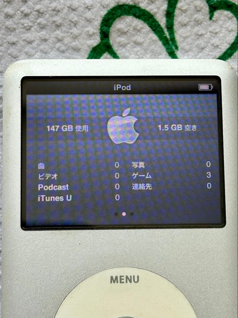 iPod Classic 160GBモデル　A1238