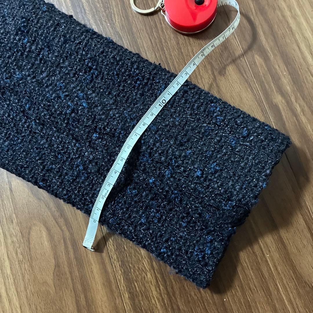 UNTITLED ノーカラージャケット XL 42 大きいサイズ　ツイード