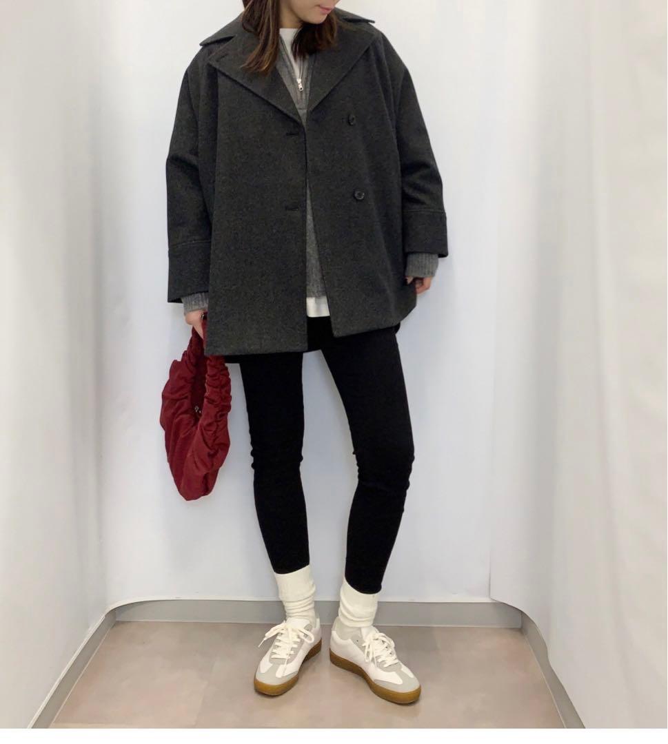 新品　コージーメルトンケープコート　XL GU