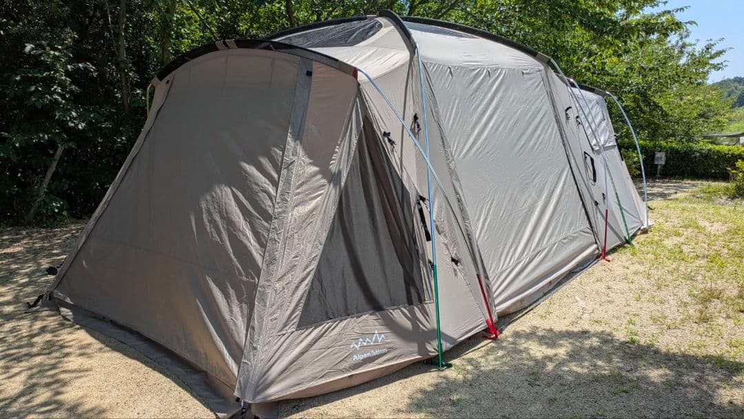 アルペンAOD3テント タープ（タープ未使用）、グランドシートインナーマット付①