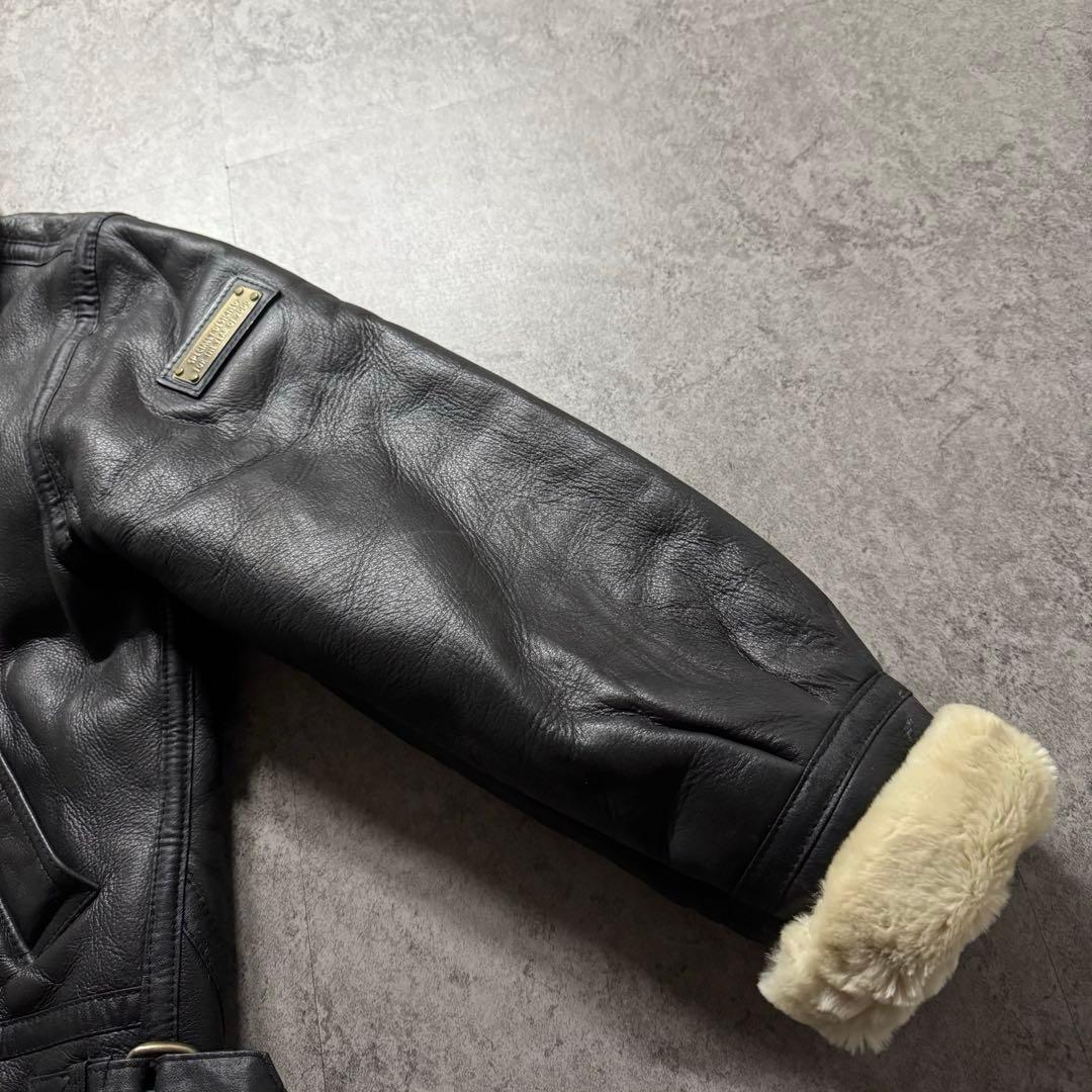 【極美品】サントリー　M フライトジャケット　B-3 ボスジャン　牛革　非売品