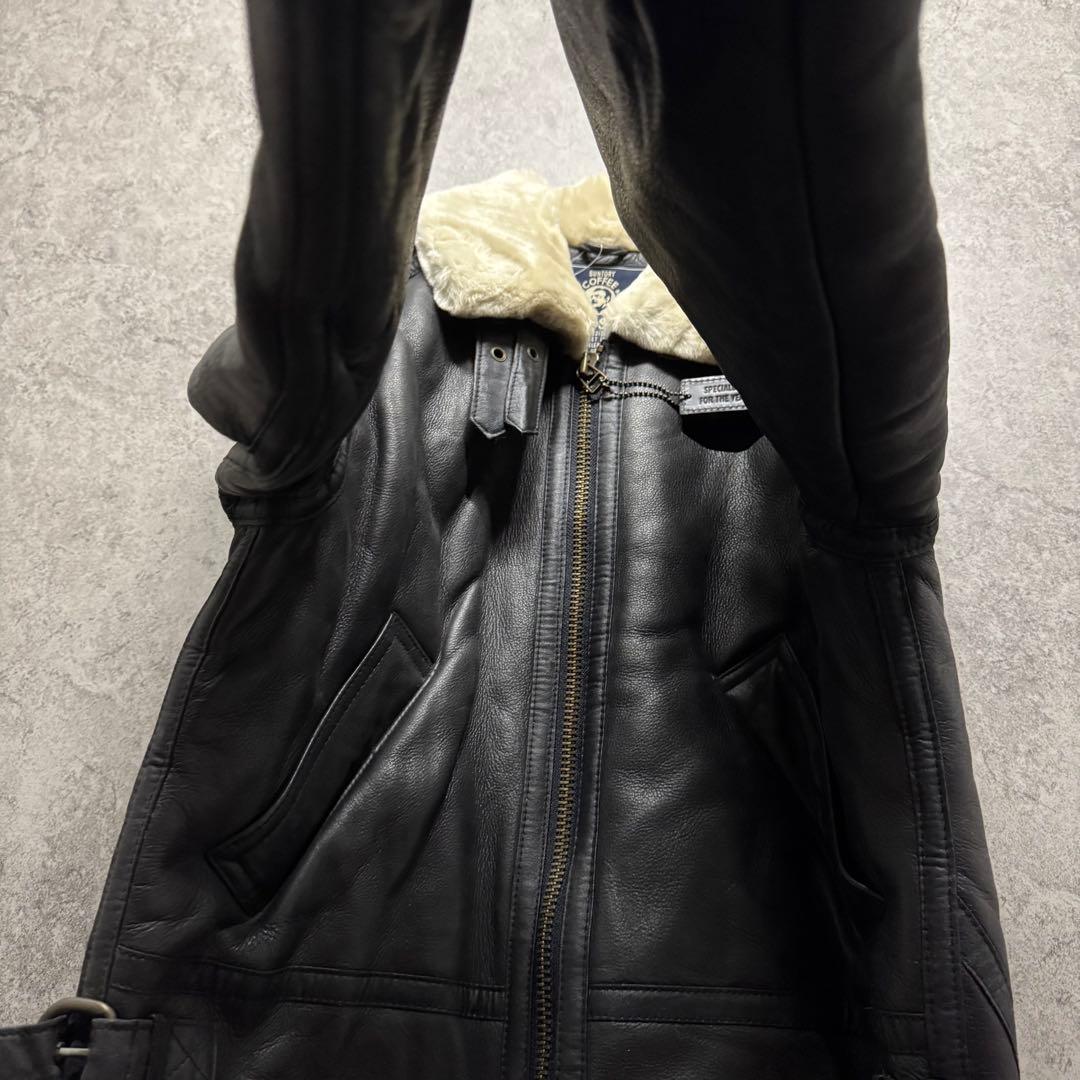 【極美品】サントリー　M フライトジャケット　B-3 ボスジャン　牛革　非売品