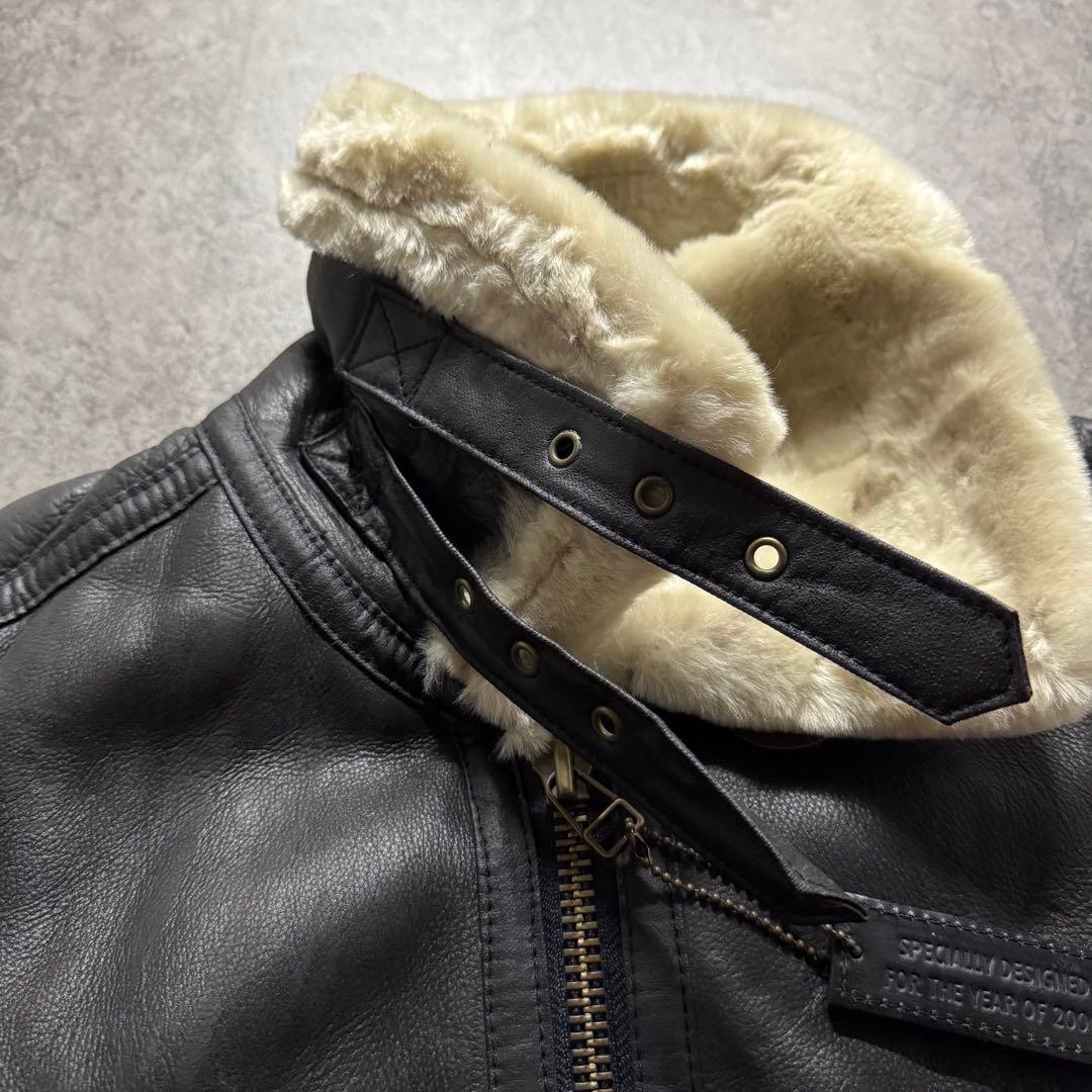 【極美品】サントリー　M フライトジャケット　B-3 ボスジャン　牛革　非売品