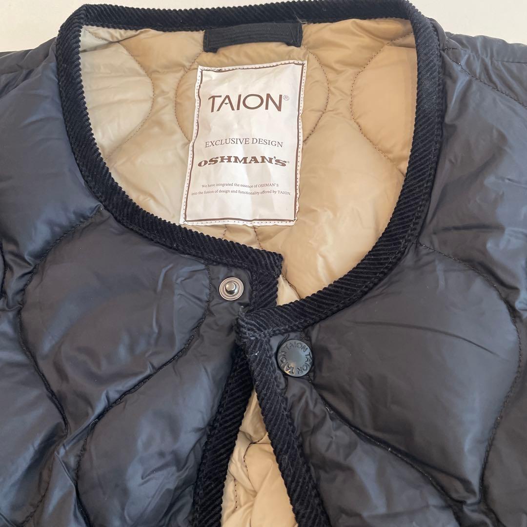TAION OSHMAN'S キルティングベスト ブラック