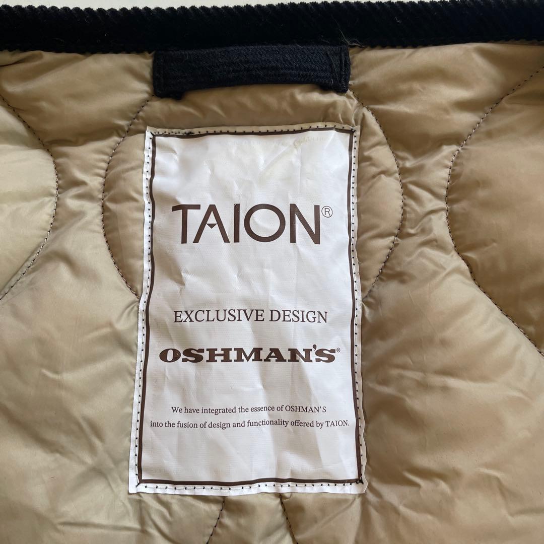 TAION OSHMAN'S キルティングベスト ブラック