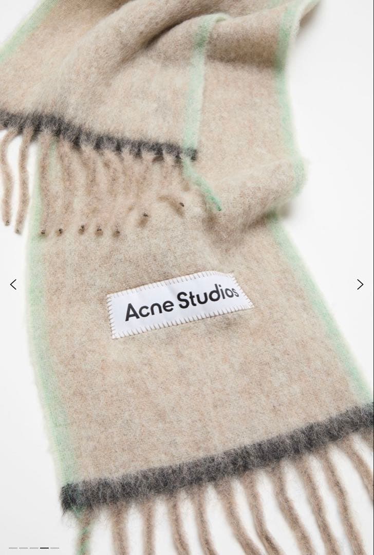 Acne Studios ウールモヘアスカーフ - ナロー