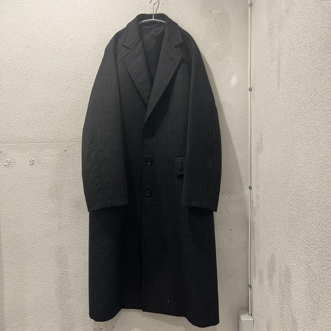ジャケット・アウター AURALEE BLUEFACED WOOL CHESTERFIELD COAT