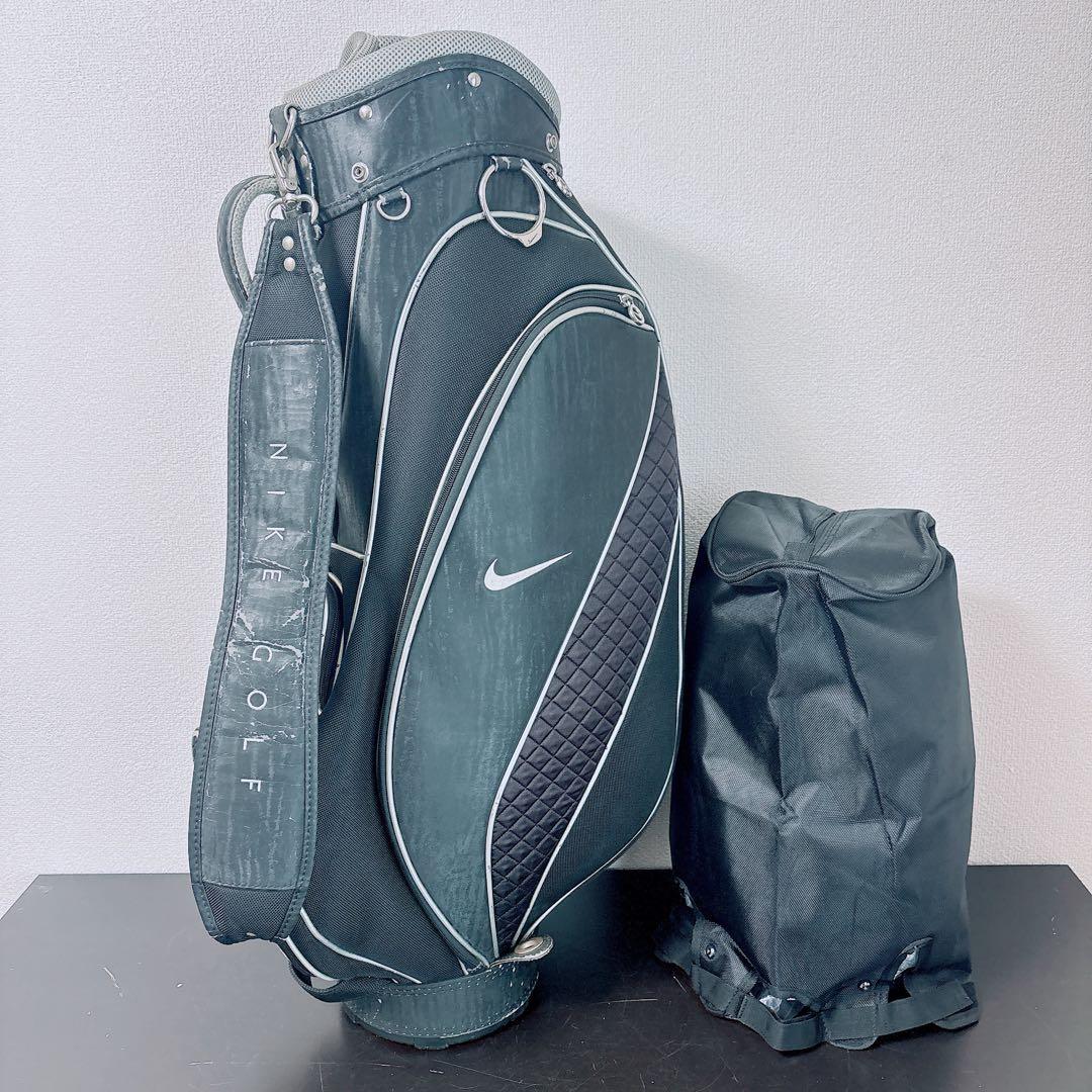 NIKE ナイキ ゴルフ カート型 キャディバッグ 5分割 ブラック 希少モデル