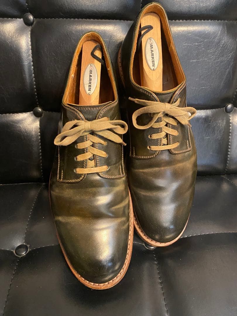 美品★モトMOTOコードバンプレーントゥシューズ CORDOVANサイズ2 27