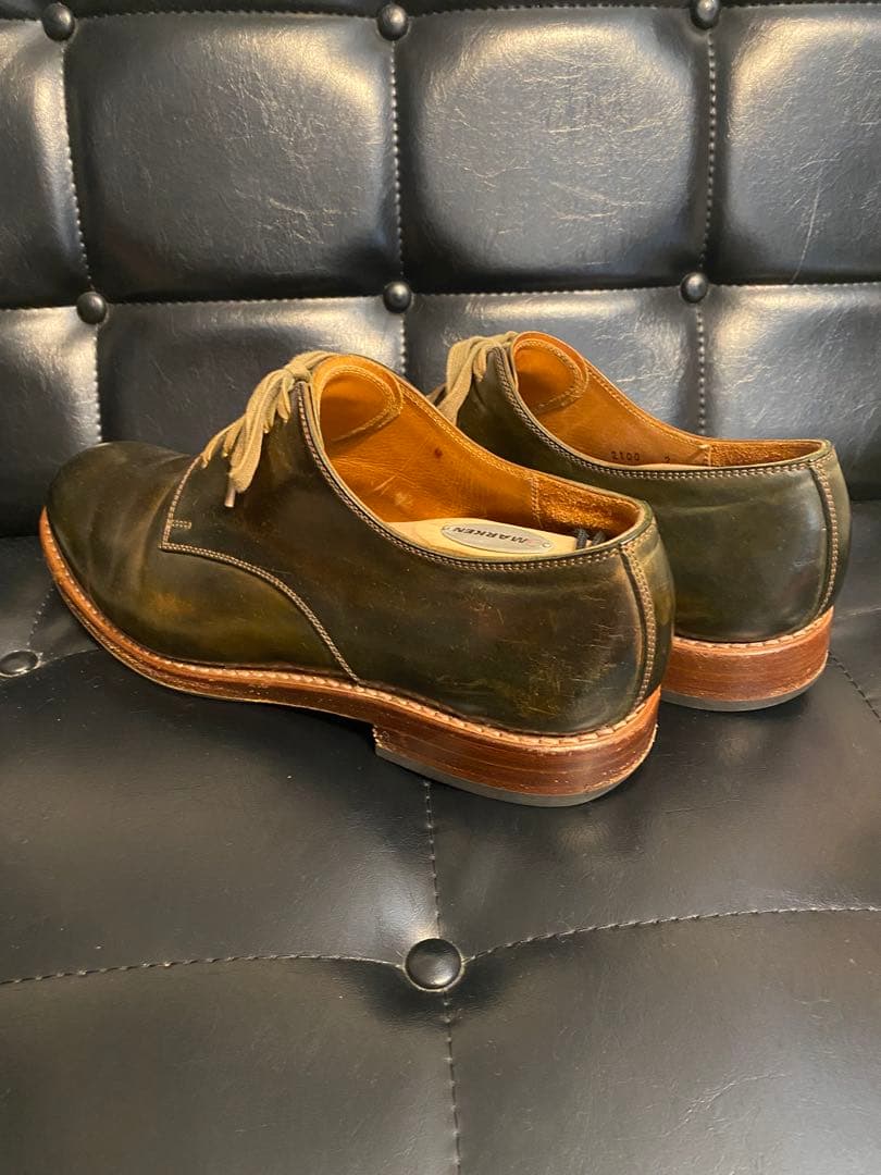 美品★モトMOTOコードバンプレーントゥシューズ CORDOVANサイズ2 27