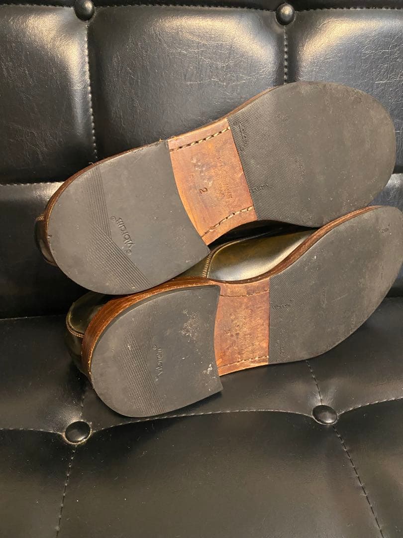 美品★モトMOTOコードバンプレーントゥシューズ CORDOVANサイズ2 27