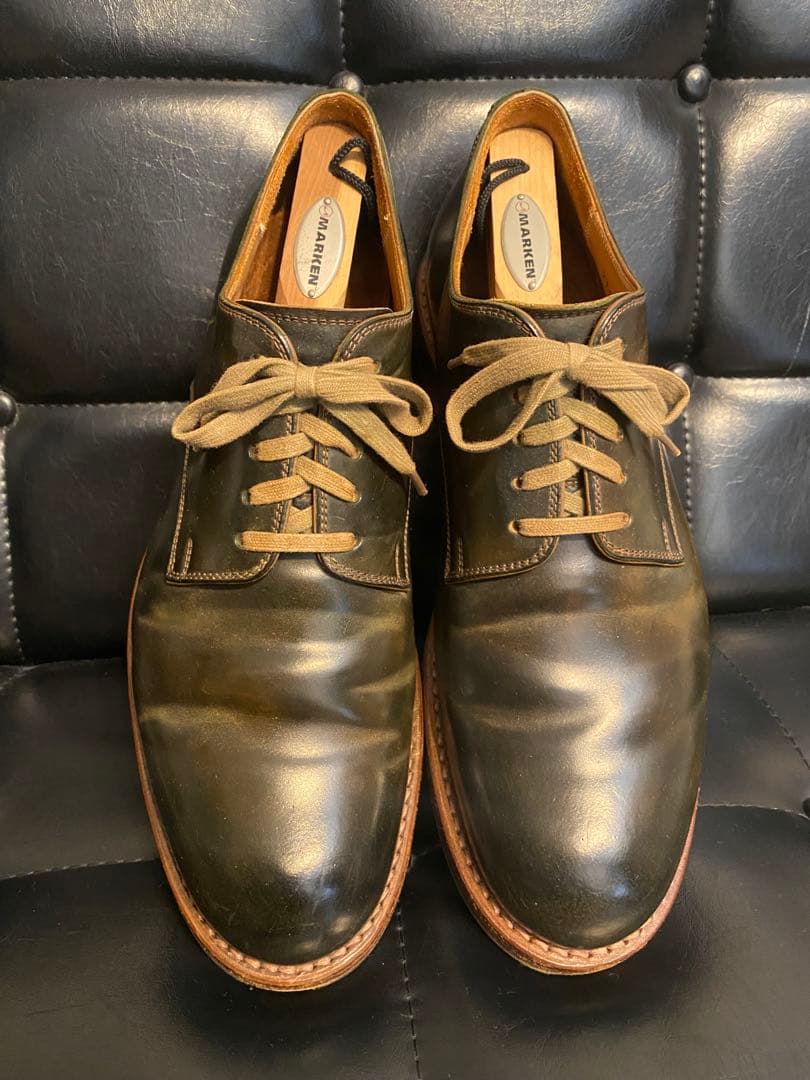 美品★モトMOTOコードバンプレーントゥシューズ CORDOVANサイズ2 27