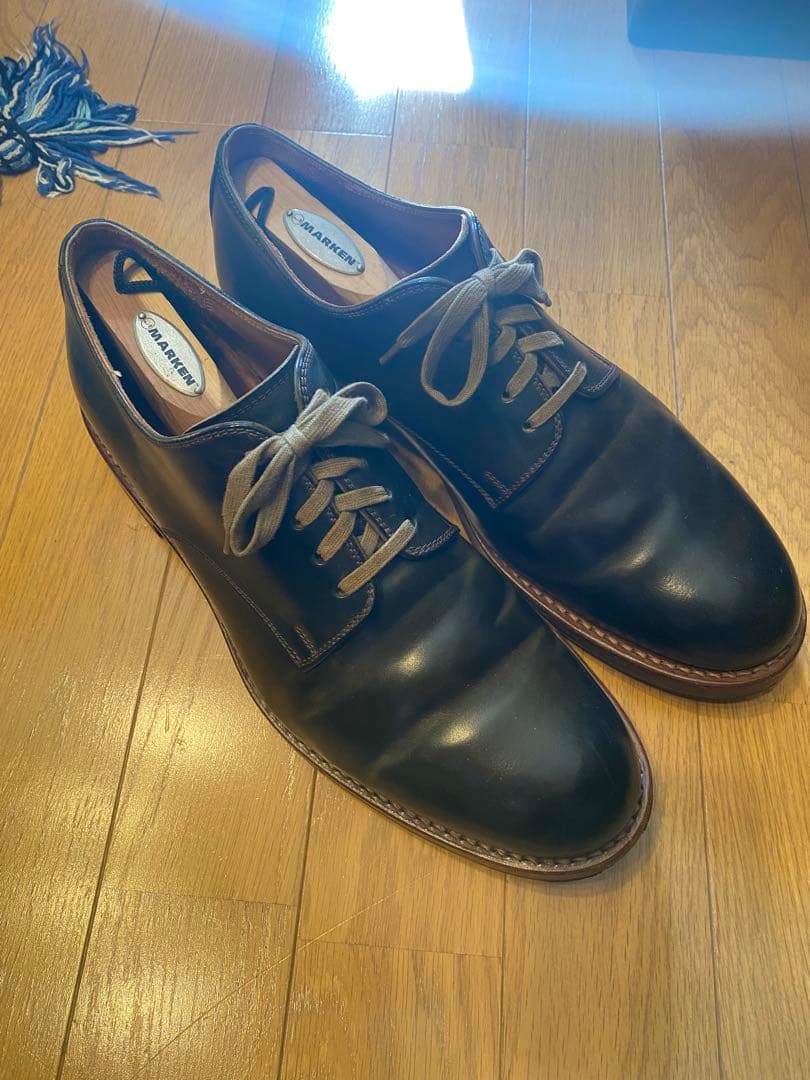 美品★モトMOTOコードバンプレーントゥシューズ CORDOVANサイズ2 27