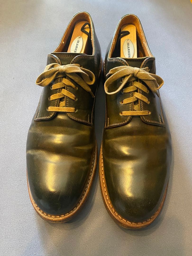 美品★モトMOTOコードバンプレーントゥシューズ CORDOVANサイズ2 27