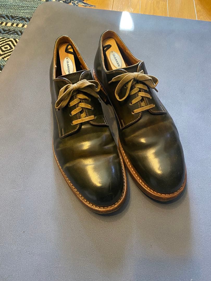 美品★モトMOTOコードバンプレーントゥシューズ CORDOVANサイズ2 27