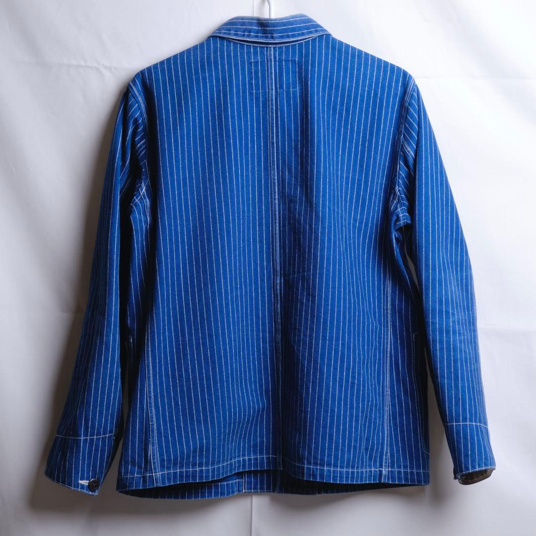 KOJIMA GENES 児島ジーンズ カバーオール ストライプ サイズL