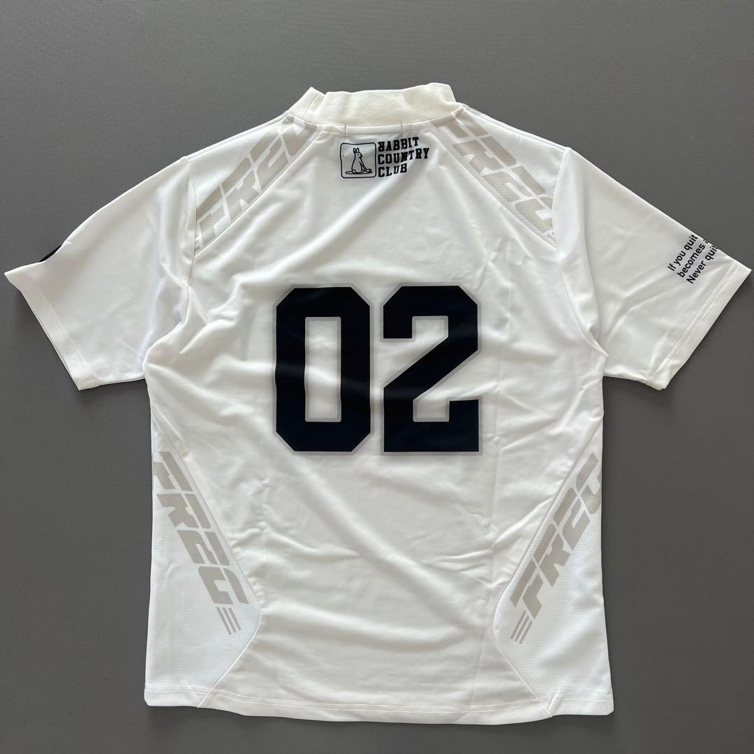 FR2 GOLF エフアールツーゴルフ　モックネック　メンズ　M 白　速乾　ろこ