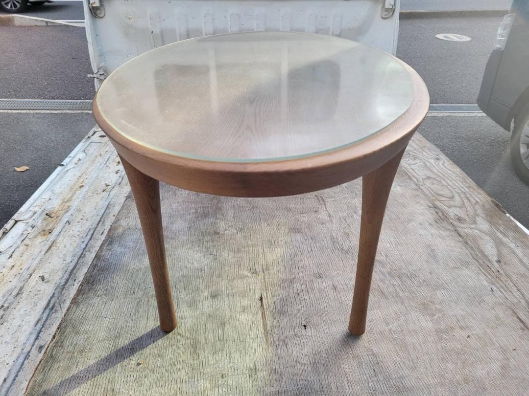 Karimoku カリモク オーバル型 センターテーブル ローテーブル 北欧家具