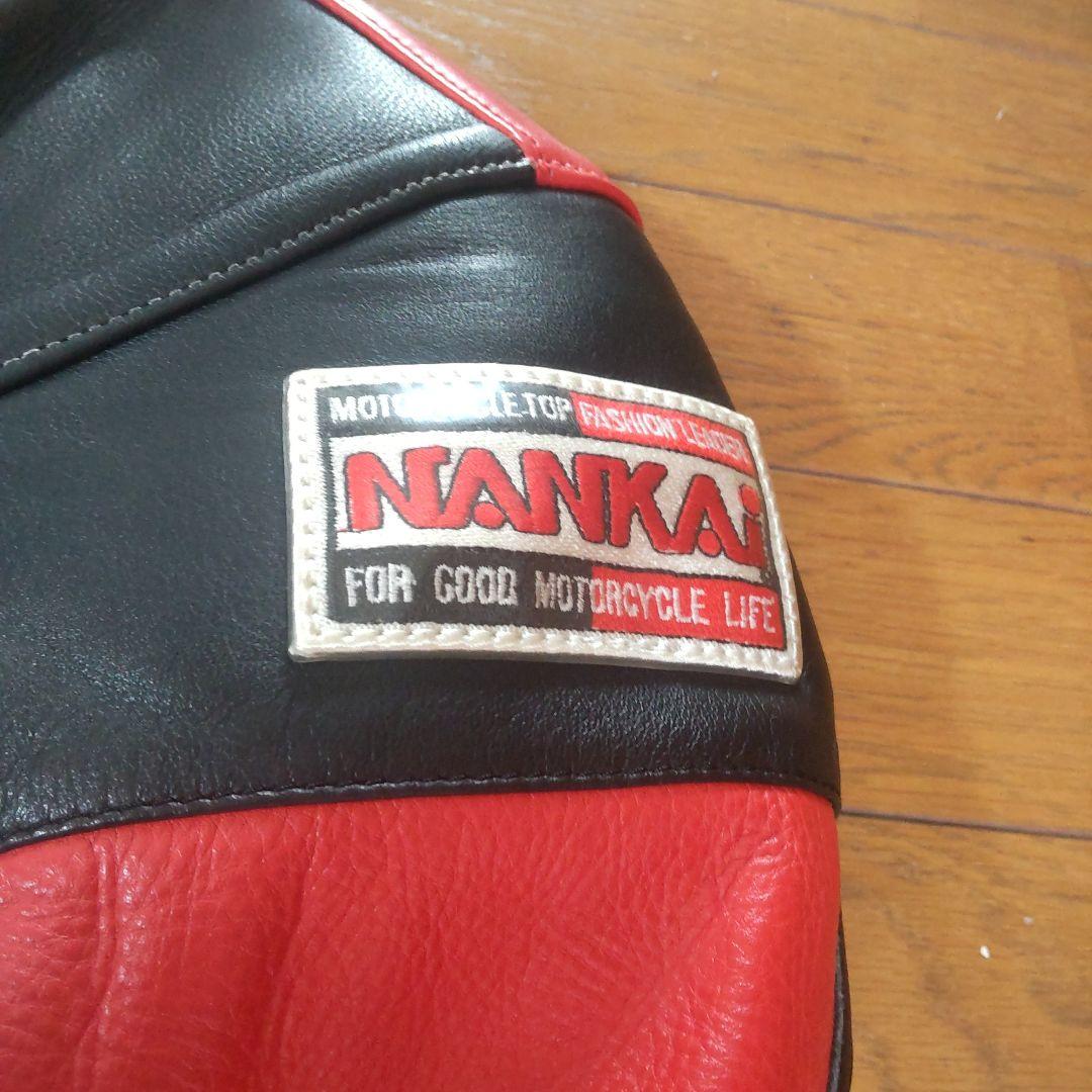 「23日までの出品」南海部品 革つなぎ Top-Rider サイズS