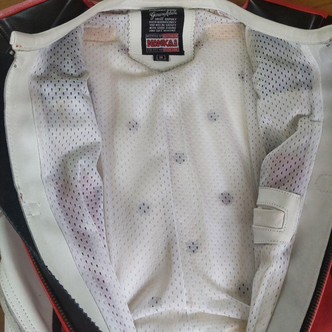 「23日までの出品」南海部品 革つなぎ Top-Rider サイズS