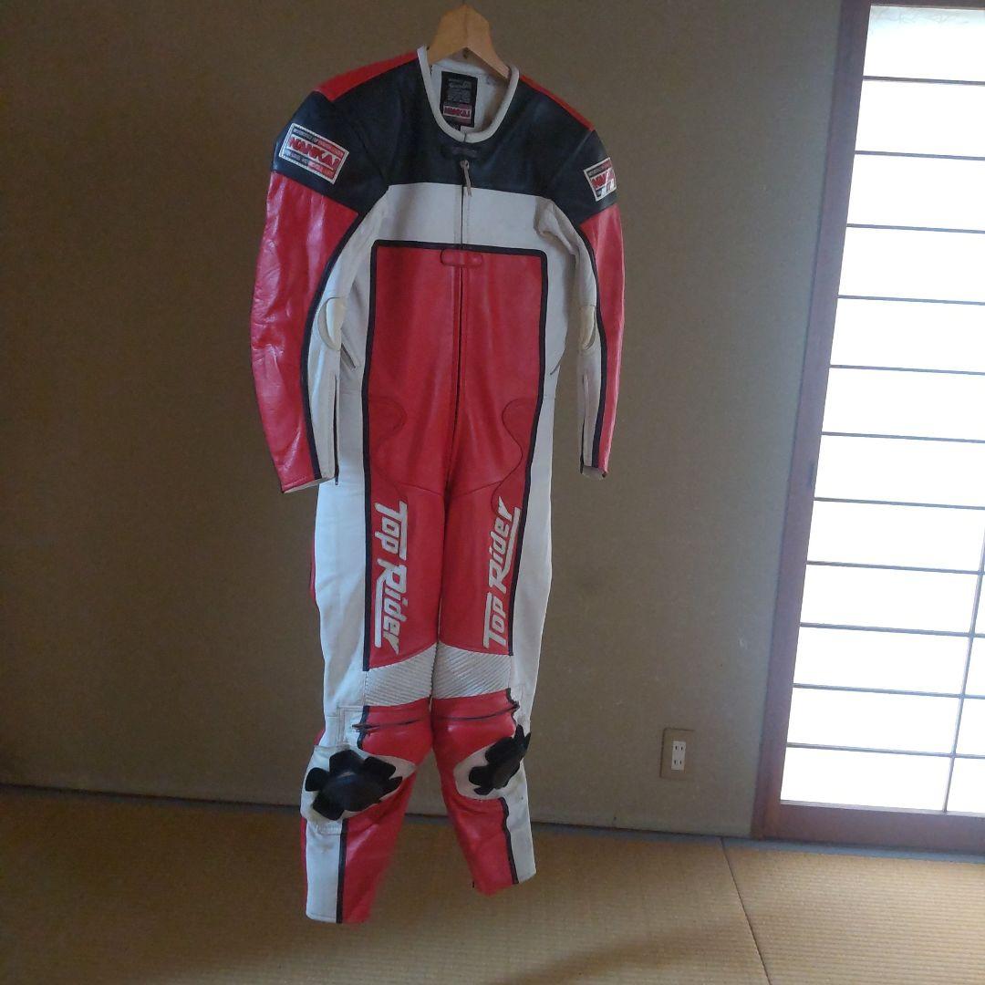 「23日までの出品」南海部品 革つなぎ Top-Rider サイズS