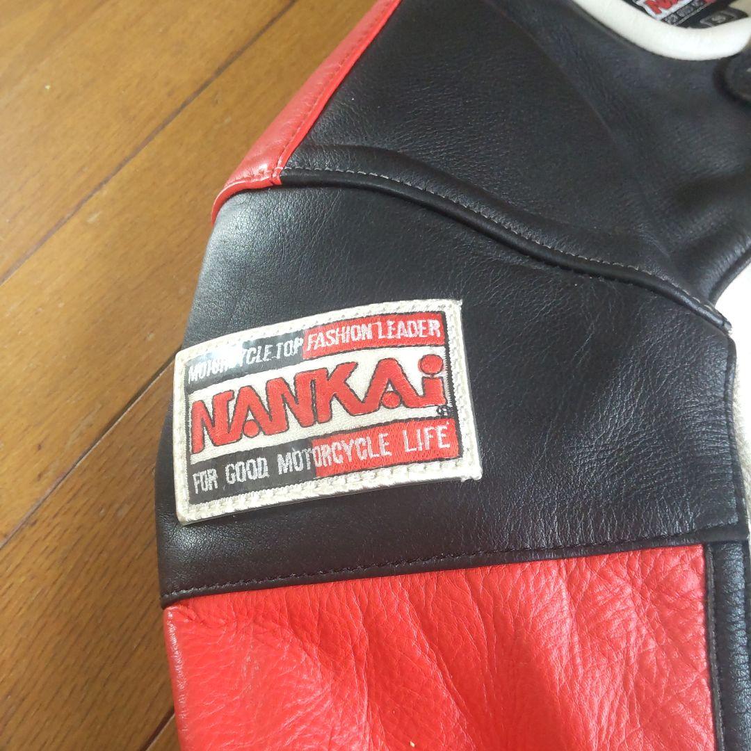 「23日までの出品」南海部品 革つなぎ Top-Rider サイズS