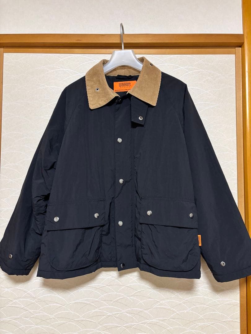 UNIVERSAL OVERALL コーデュロイ 襟パディングショートジャケット