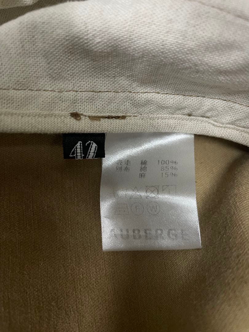 AUBERGE CC BAGS オーベルジュ　チノパン　茶綿