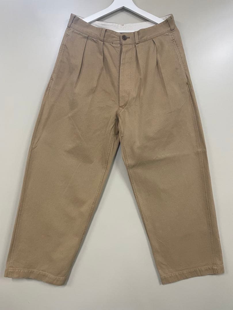 AUBERGE CC BAGS オーベルジュ　チノパン　茶綿