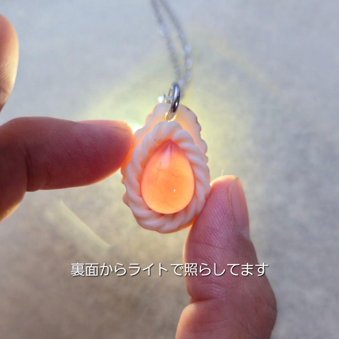 オーダー専用 鹿の角 インカローズのネックレス